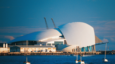 Western Australian Maritime Museum seen from Fremantle Harbour